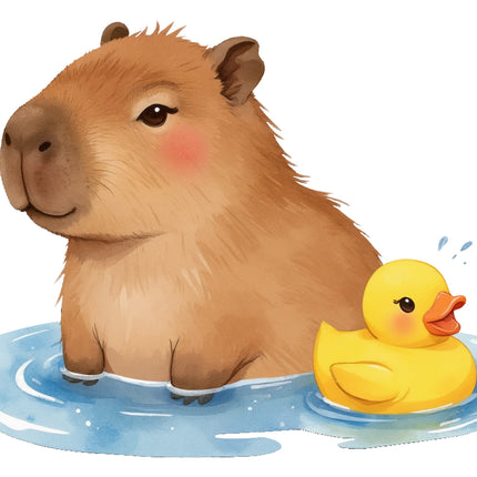 Capybara fabric panel