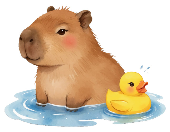 Capybara fabric panel