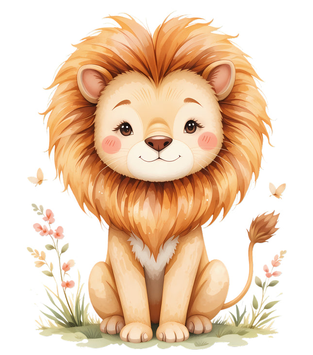 boho lion quilt block