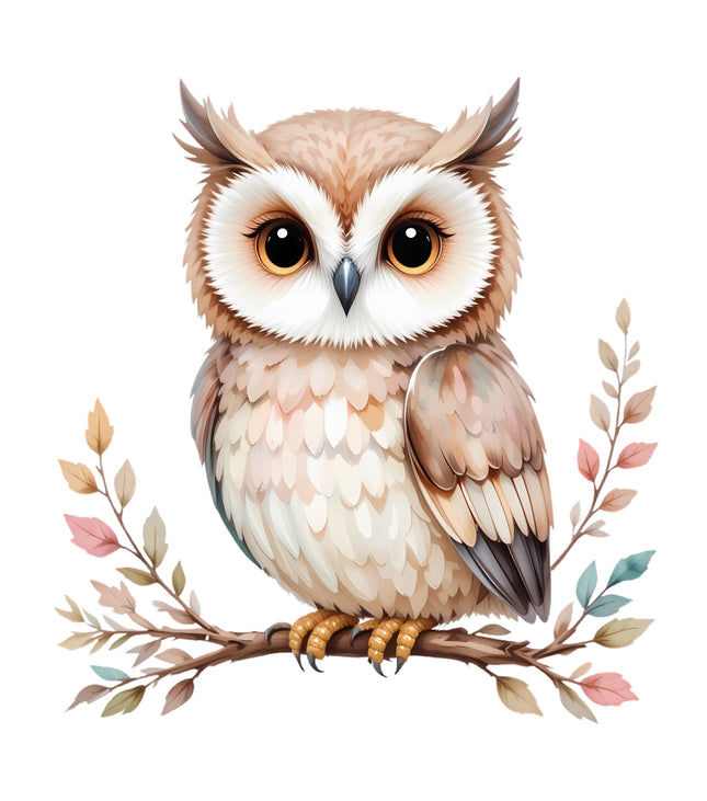 boho owl quilt block