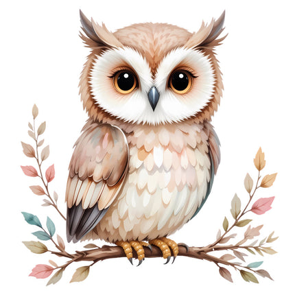 owl fabric panel