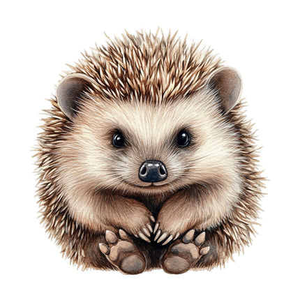 hedgehog fabric panel