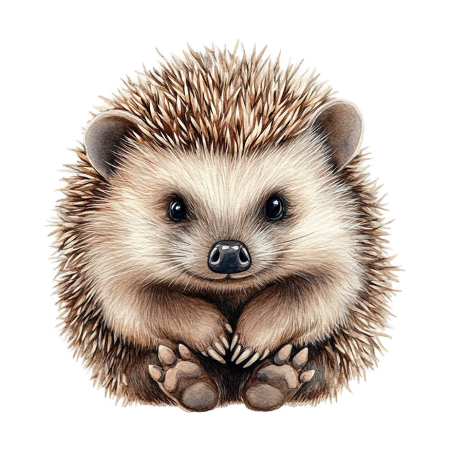 hedgehog fabric panel