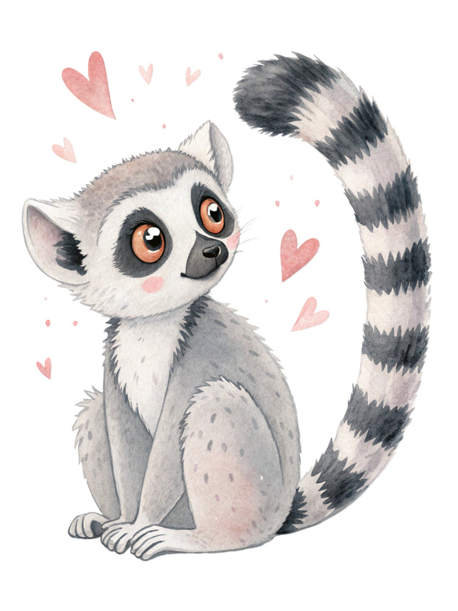 lemur cotton quilt block