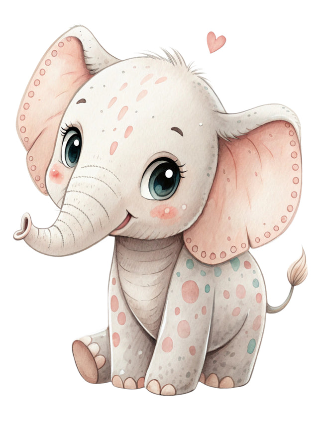 elephant cotton quilt block