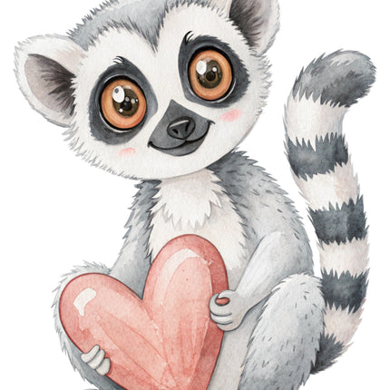 lemur cotton quilt block