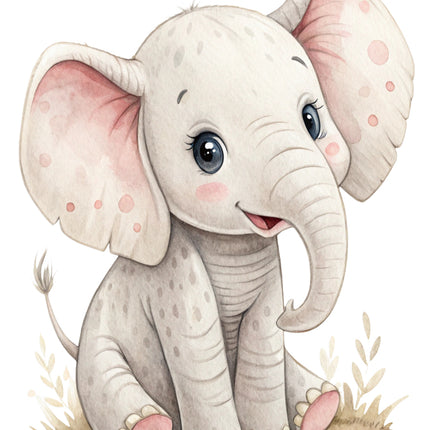 elephant quilt block