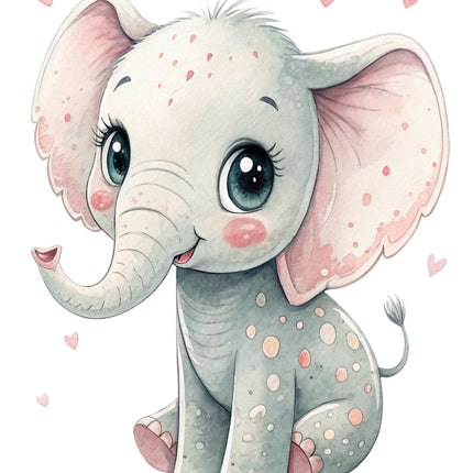 elephant cotton quilt block