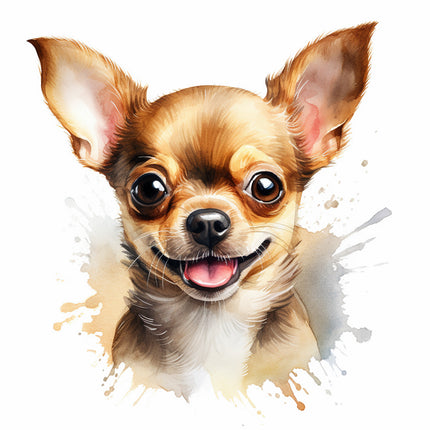 Chihuahua fabric panel