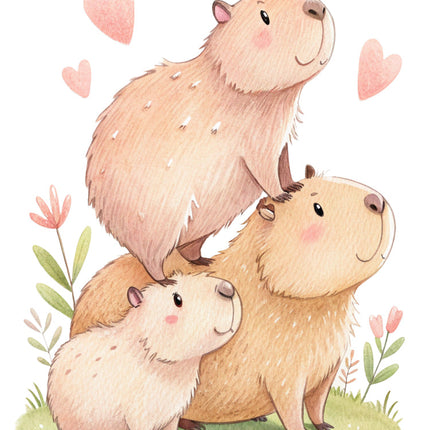 capybara fabric panel
