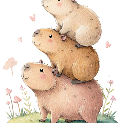 capybara fabric panel