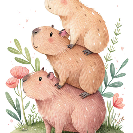 capybara fabric panel
