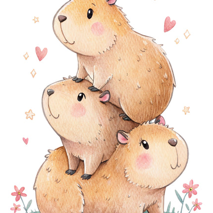 capybara fabric panel