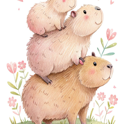 capybara fabric panel