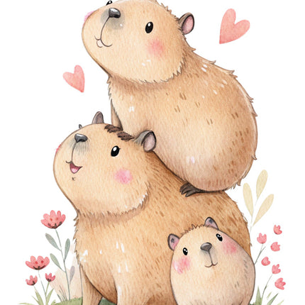 capybara fabric panel