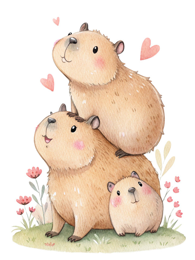 capybara fabric panel