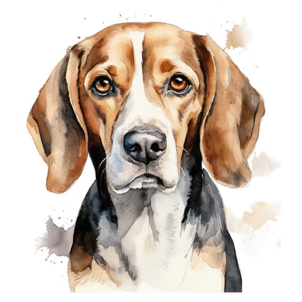 beagle cotton fabric panel
