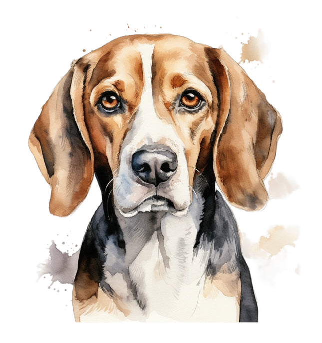 beagle cotton fabric panel