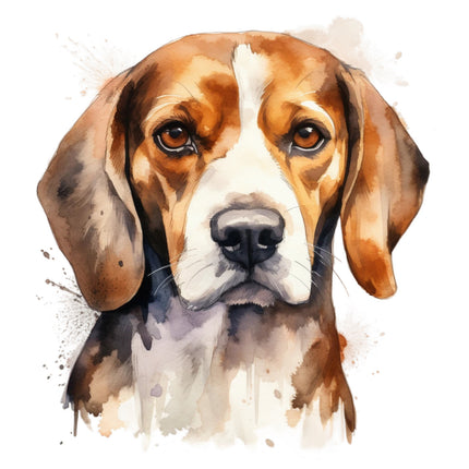 beagle cotton fabric panel