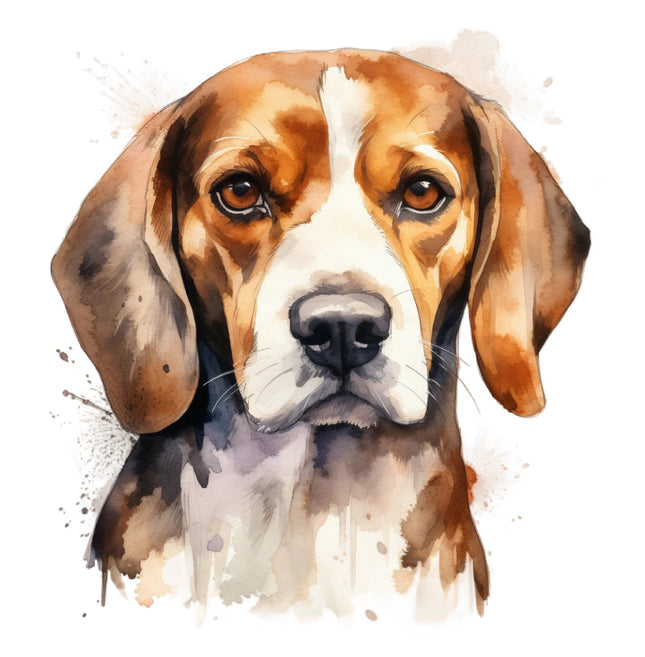 beagle cotton fabric panel