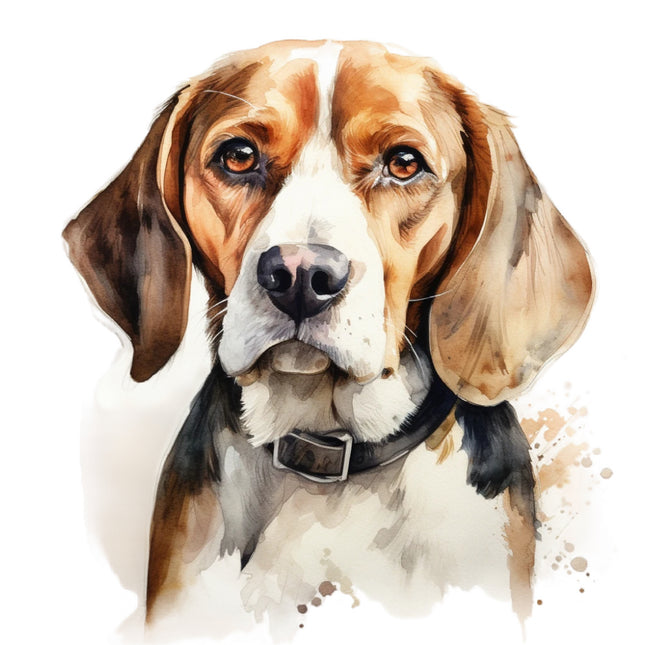 beagle cotton fabric panel