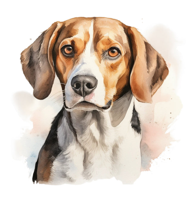 beagle cotton fabric panel