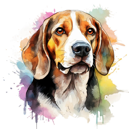 beagle cotton fabric panel