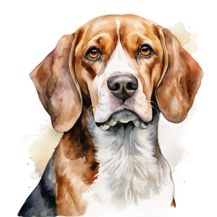 beagle cotton fabric panel