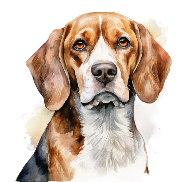 beagle cotton fabric panel