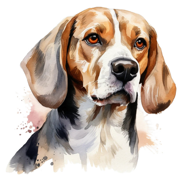 beagle cotton fabric panel