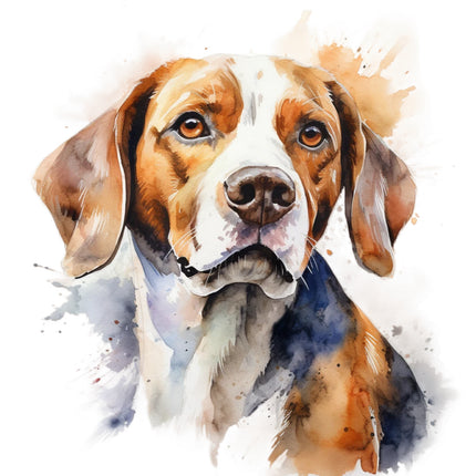 beagle cotton fabric panel