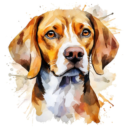 beagle cotton fabric panel