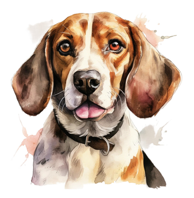 beagle cotton fabric panel