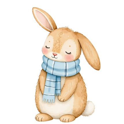 rabbit cotton quilt block