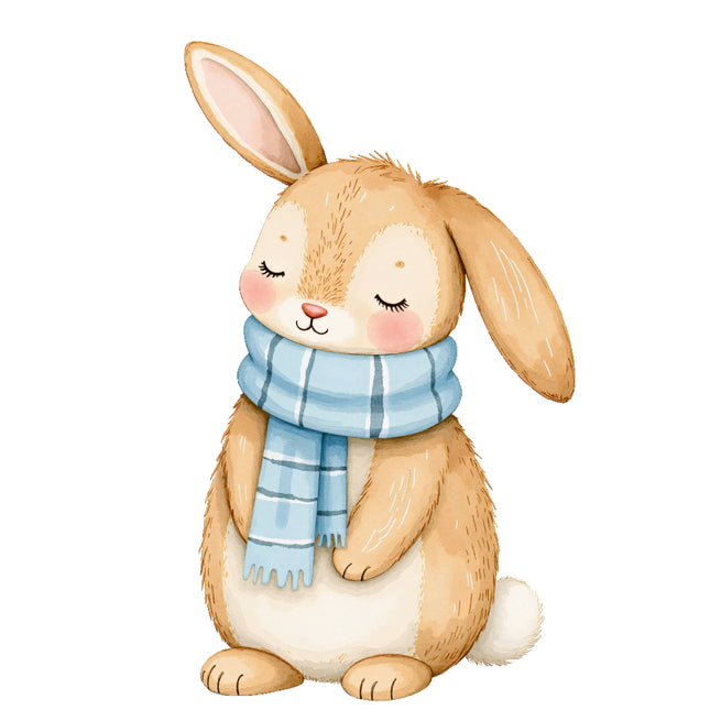 rabbit cotton quilt block