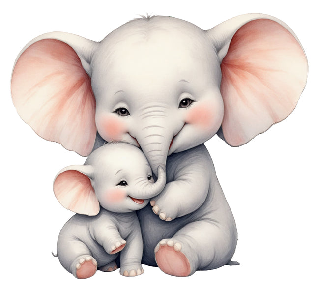 elephant fabric panel