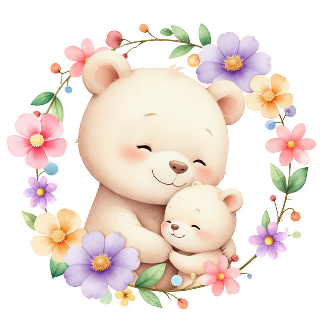 boho teddy bear quilt block