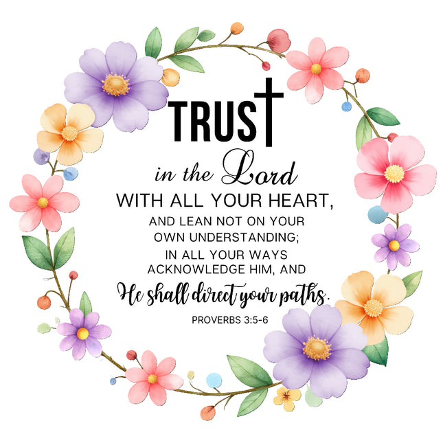 bible verse fabric panel