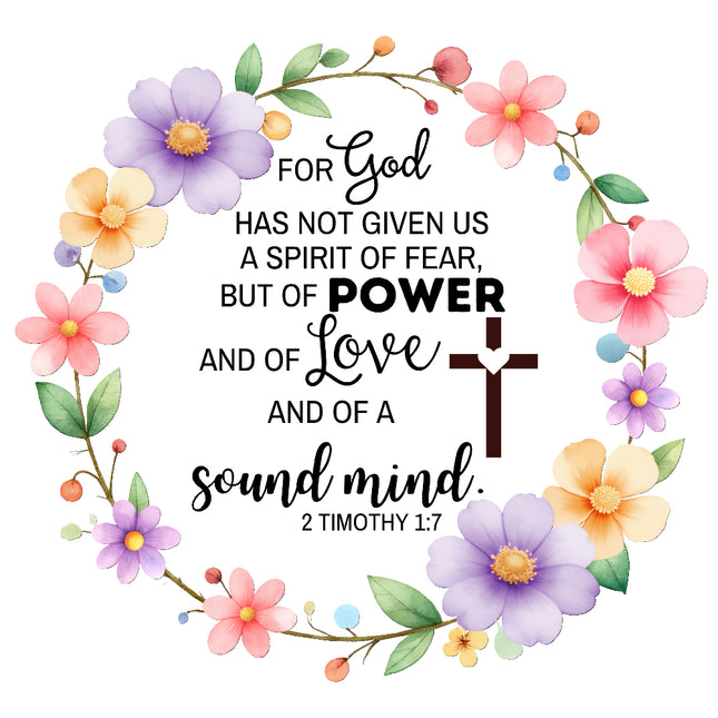 bible verse fabric panel