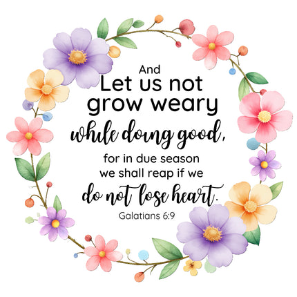 bible verse fabric panel