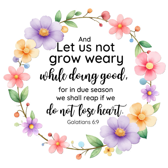 bible verse fabric panel