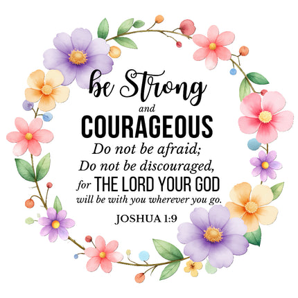 bible verse fabric panel