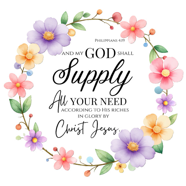 bible verse fabric panel