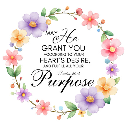 bible verse fabric panel