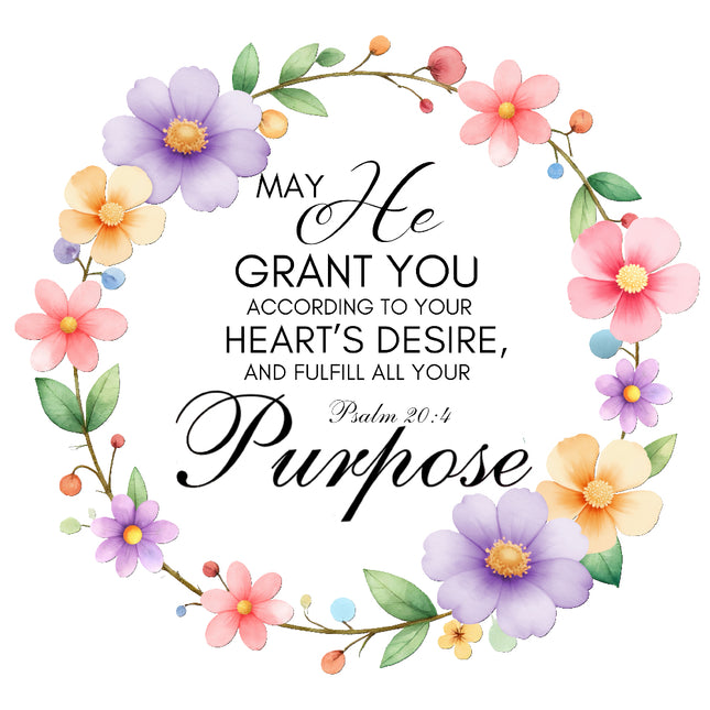 bible verse fabric panel