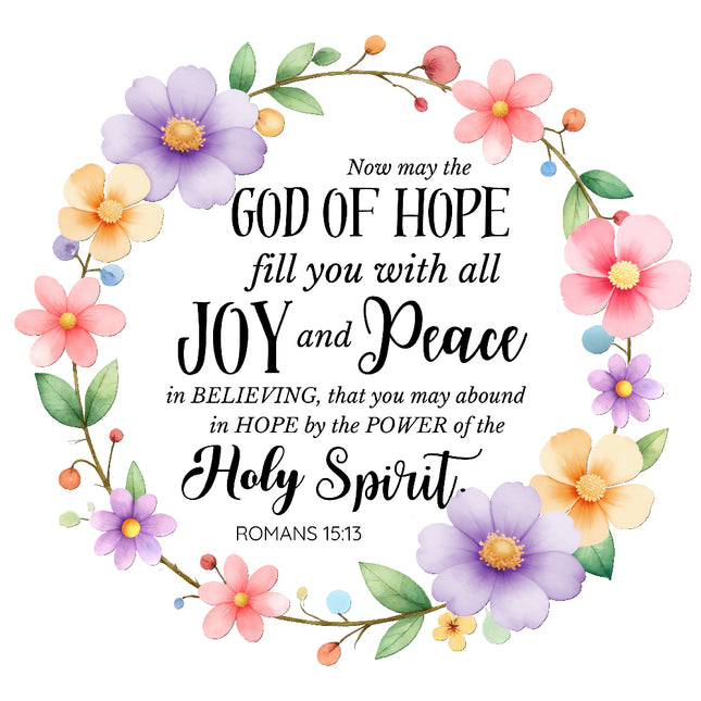 bible verse fabric panel