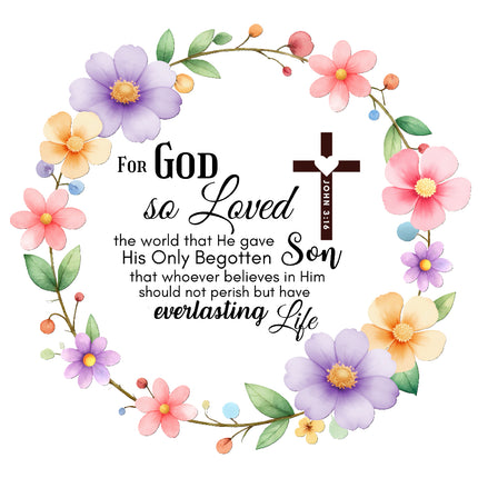 bible verse fabric panel