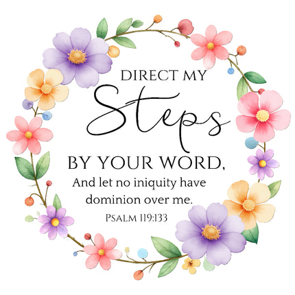 bible verse fabric panel