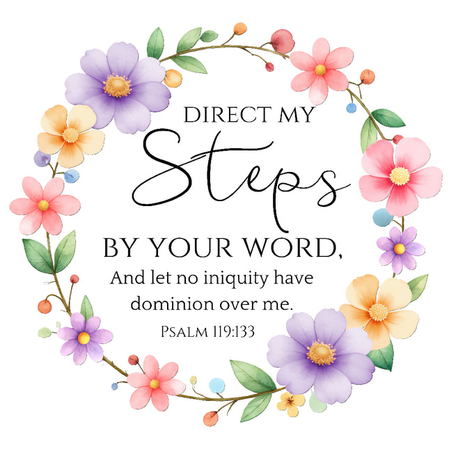 bible verse fabric panel