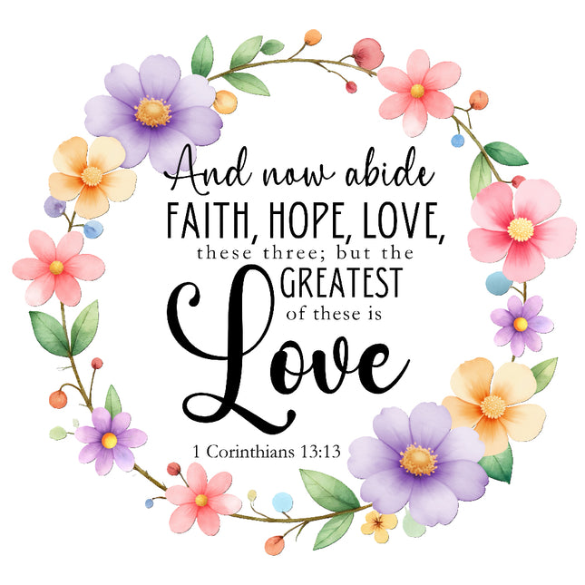 bible verse fabric panel